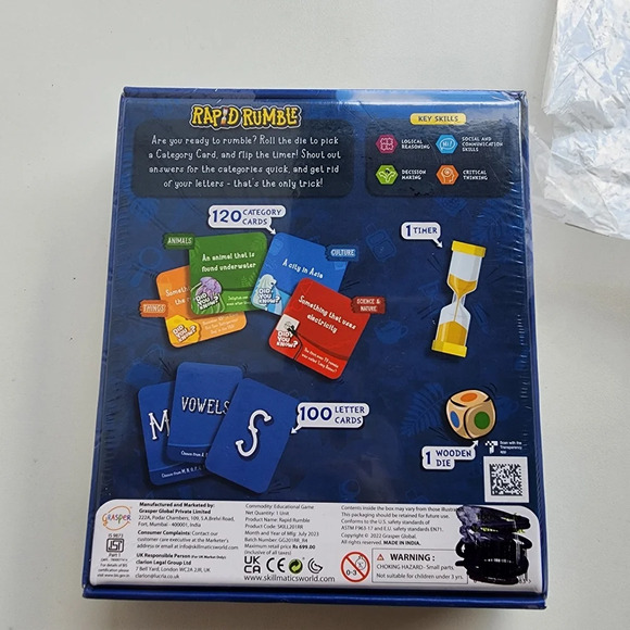 Rapid Rumble Skillmatics Board Game New And Sealed 6-99 Years - Picture 4 of 6